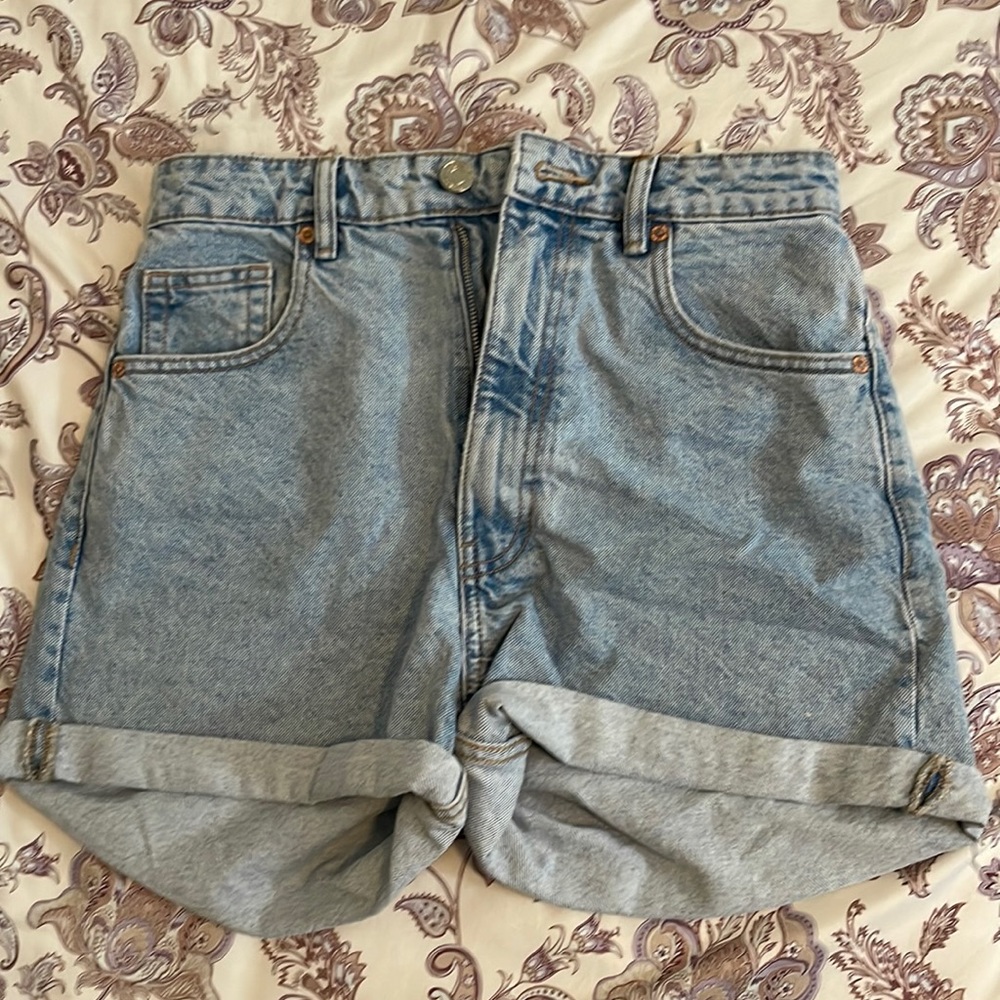 Zara high rise shorts